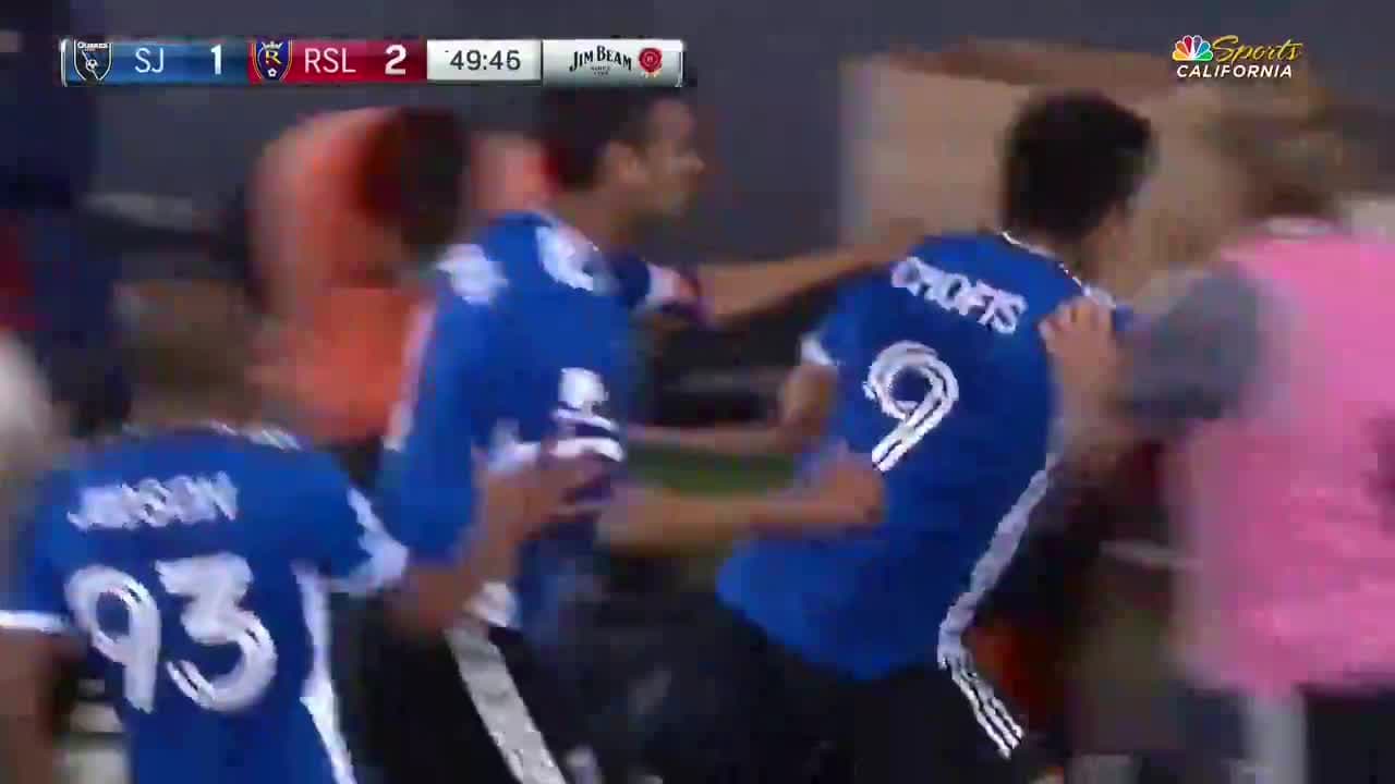 ¡Qué golazo te mandaste! Chofis puso el 2-2 para SJ Earthquakes