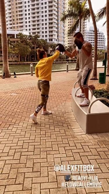 Clarissa se encuentra muy enfocada preparándose físicamente ahora que retomó su carrera como actriz, por lo que los resultados de esta intensa rutina los podremos ver en su próxima película 'Flow Calle'.