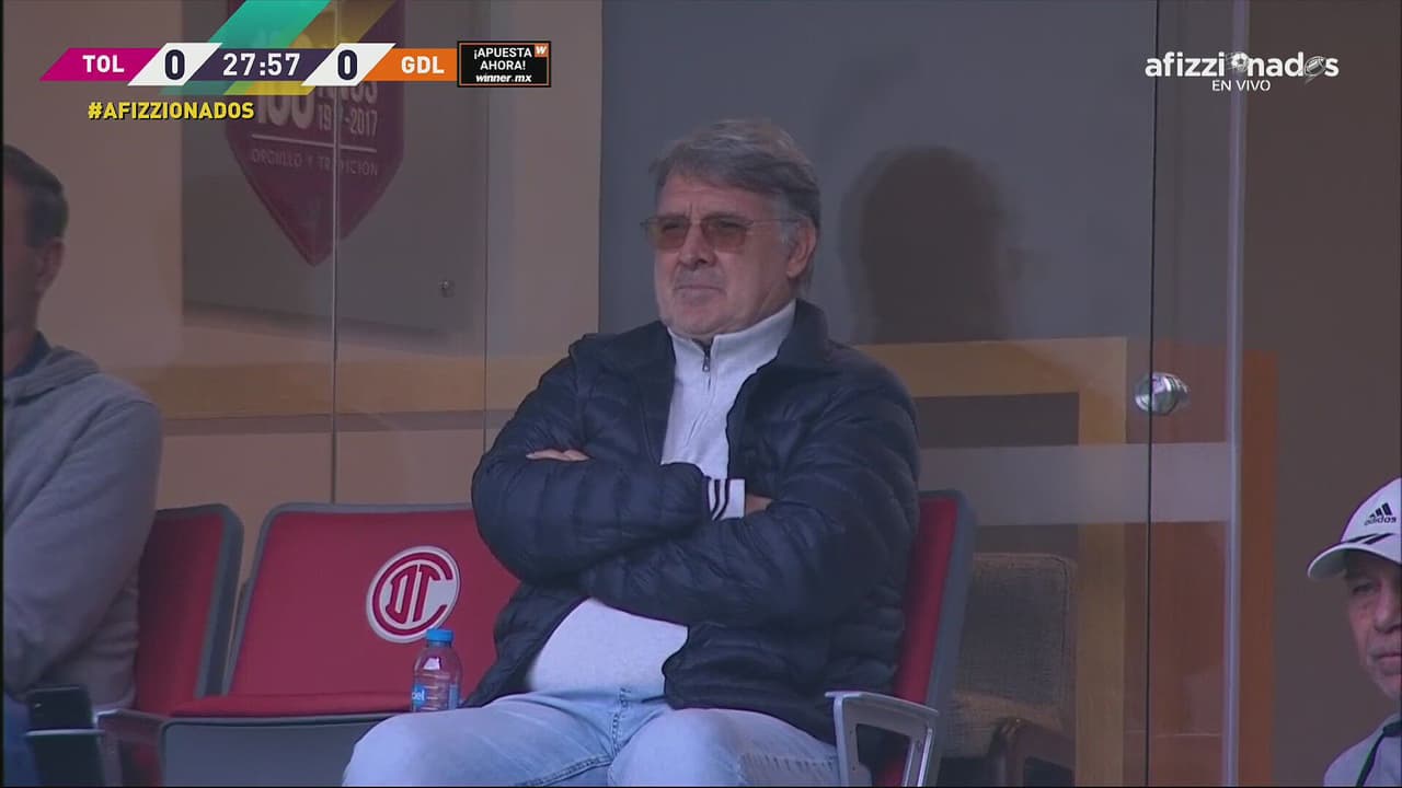 Gerardo Martino se hizo presente en el Toluca vs Chivas