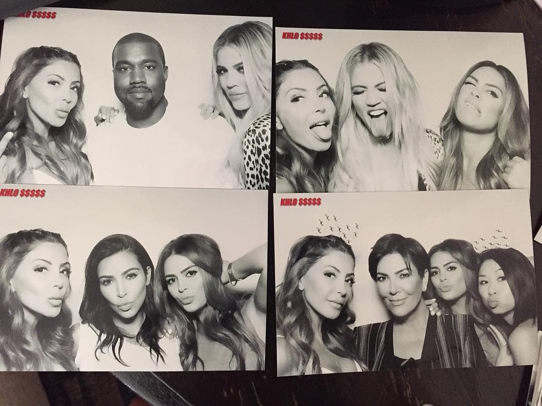 Se tomó fotitos con sus invitados.