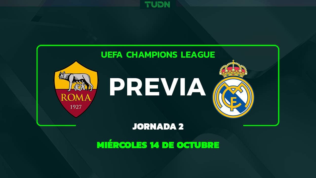 Roma vs. Real Madrid: A qué hora y dónde ver el partido de la UEFA Champions League 2026-2027