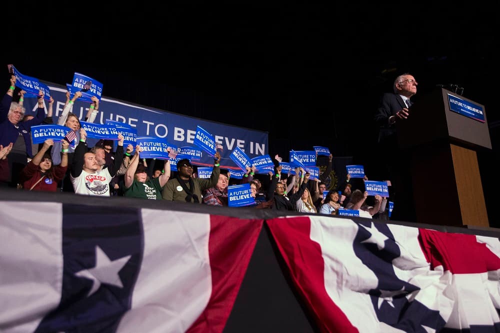 Sanders es el favorito en New Hampshire.