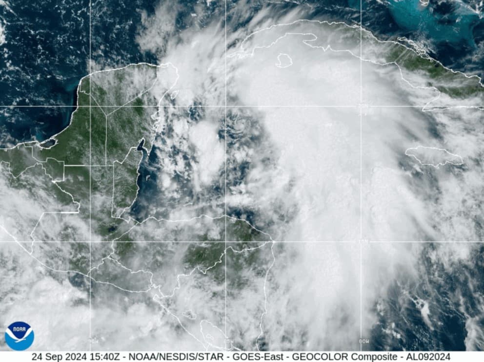 Qué impactos se pronostica que tendrá en EEUU la tormenta Helene, que se fortalece y amenaza con llegar a Florida como huracán de intensidad mayor 