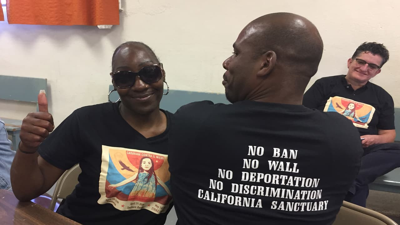 Con ánimo continúan después de varios días de viaje los participantes de la caravana.