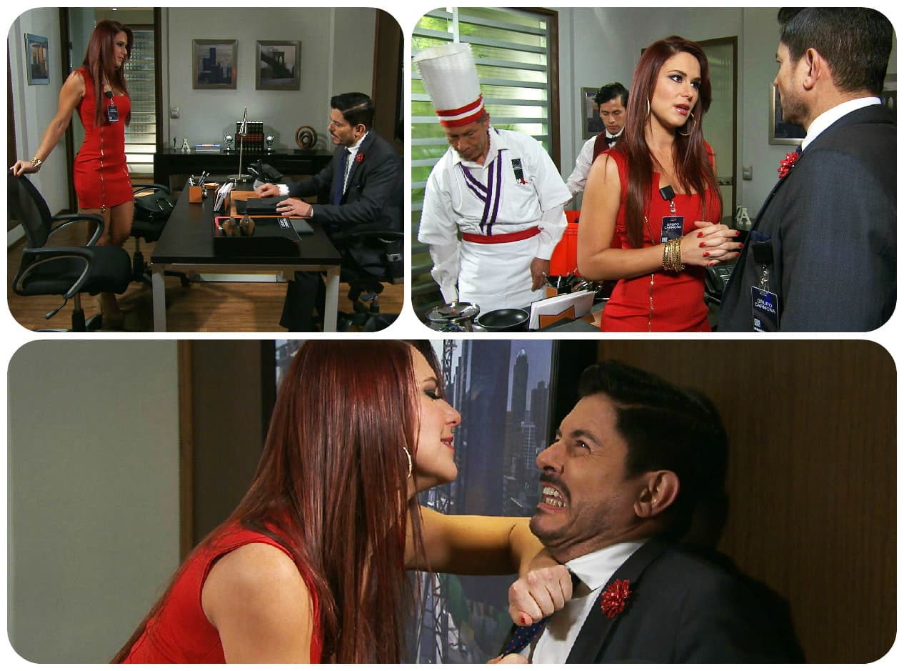 Bueno... eso parece, el fuego de la pasión entre Santiago y Mireya se salió de control.