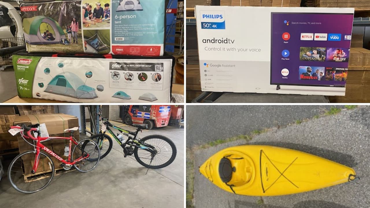 Bicicletas, joyas y televisores: subastará Policía de Suffolk artículos incautados