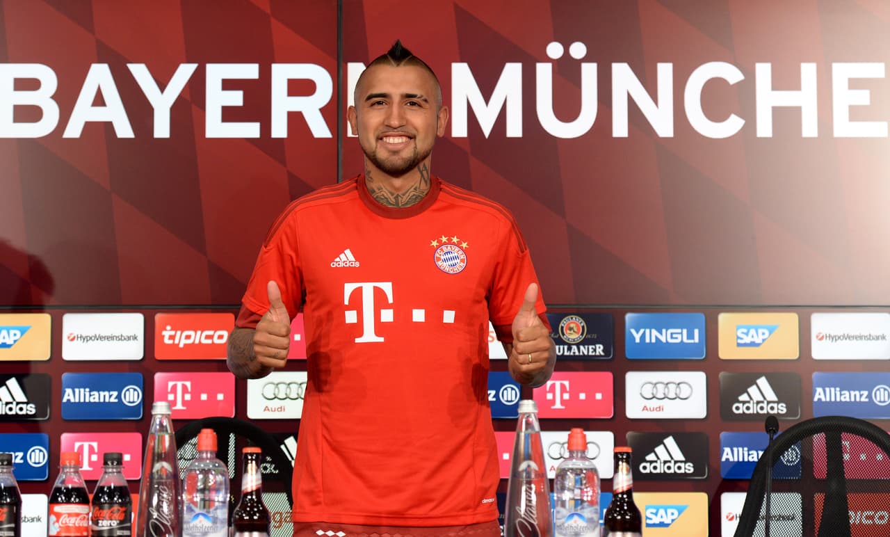 Arturo Vidal, presentado con el Bayern Munich donde quiere ganar Bundesliga y Champions