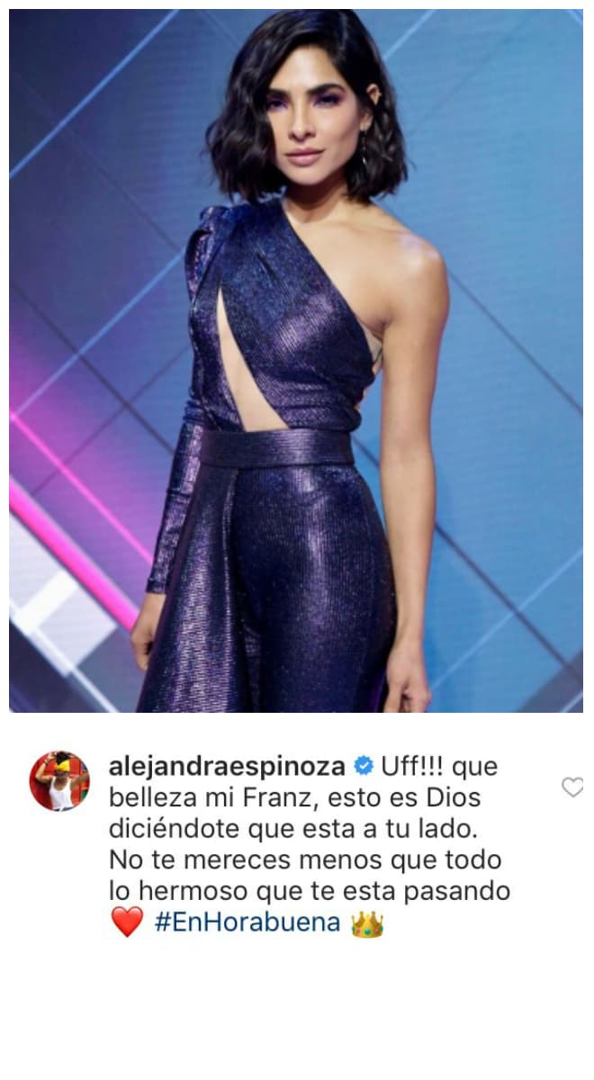 Alejandra Espinoza está segura de que Francisca merece todo lo que le está pasando.