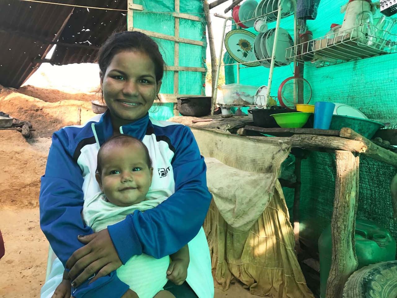 Algunas venezolanas como Marjory Ospina se quedan en Colombia tras dar a luz en el hospital.