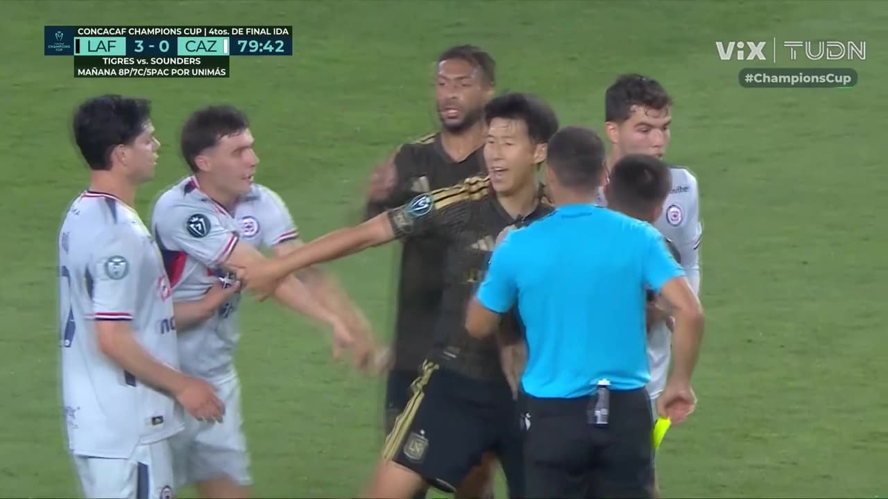 ¡Heung-Min Son evita una pelea de LAFC vs. Cruz Azul así!