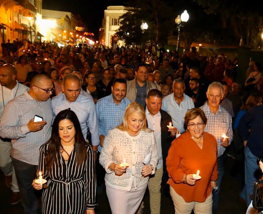 La gobernadora Wanda Vázquez fue invitada a las festividades por la alcaldesa de Ponce, María "Mayita" Meléndez.