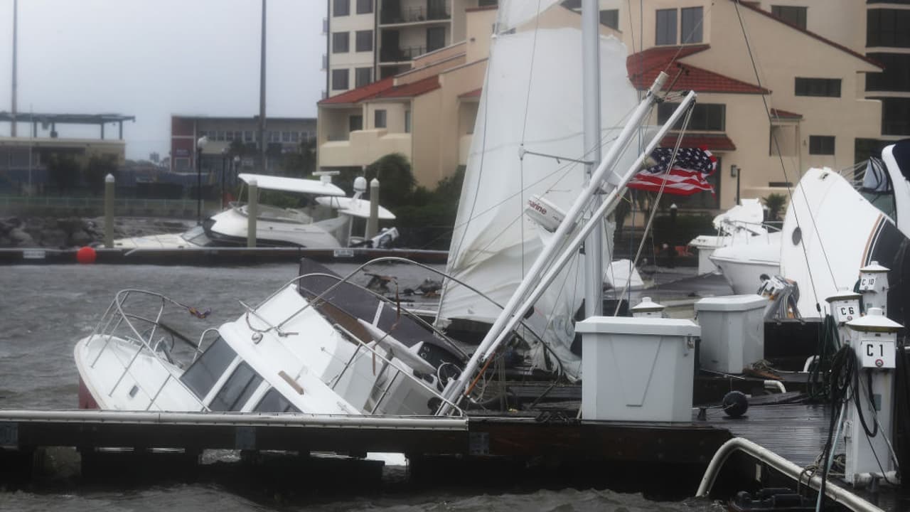 Inundaciones y destrozos, los estragos del huracán Sally en su paso por Alabama y Mississippi