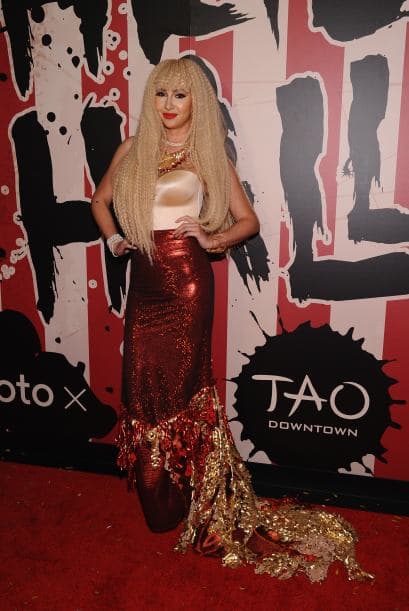 La dominicana Jackie Cruz, utilizó algo más conservador.