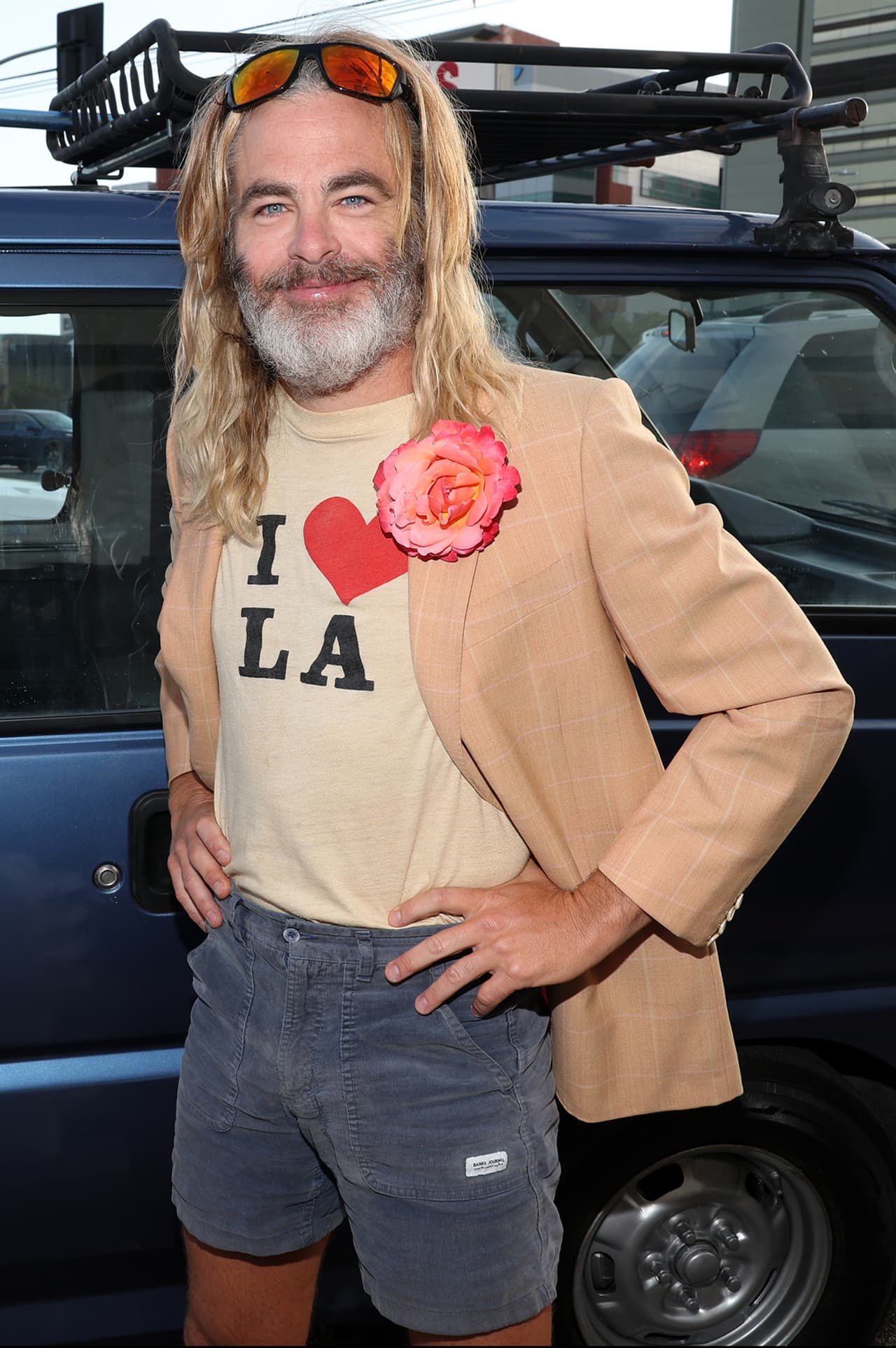 LOS ANGELES, CALIFORNIA - APRIL 24: Chris Pine attends the Los Angeles premiere of "Poolman" celebrating Chris Pine's directorial debut at Vista Theatre on April 24, 2024 in Los Angeles, California. (Photo by Monica Schipper/Getty Images)