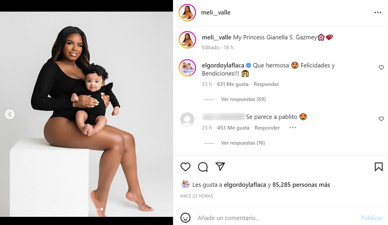 En junio pasado Melissa Vallecilla anunció el nacimiento de su hija, quien
<a href="https://www.univision.com/famosos/anuel-aa-supuesta-hija-rostro-primera-vez-fotos">supuestamente fue procreada en una fugaz relación con el cantante</a>, algo que él no ha confirmado ni desmentido.
<br>