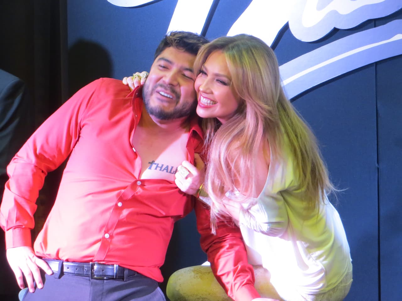 Thalía estuvo de visita en la ciudad de los vientos y causó sensación.