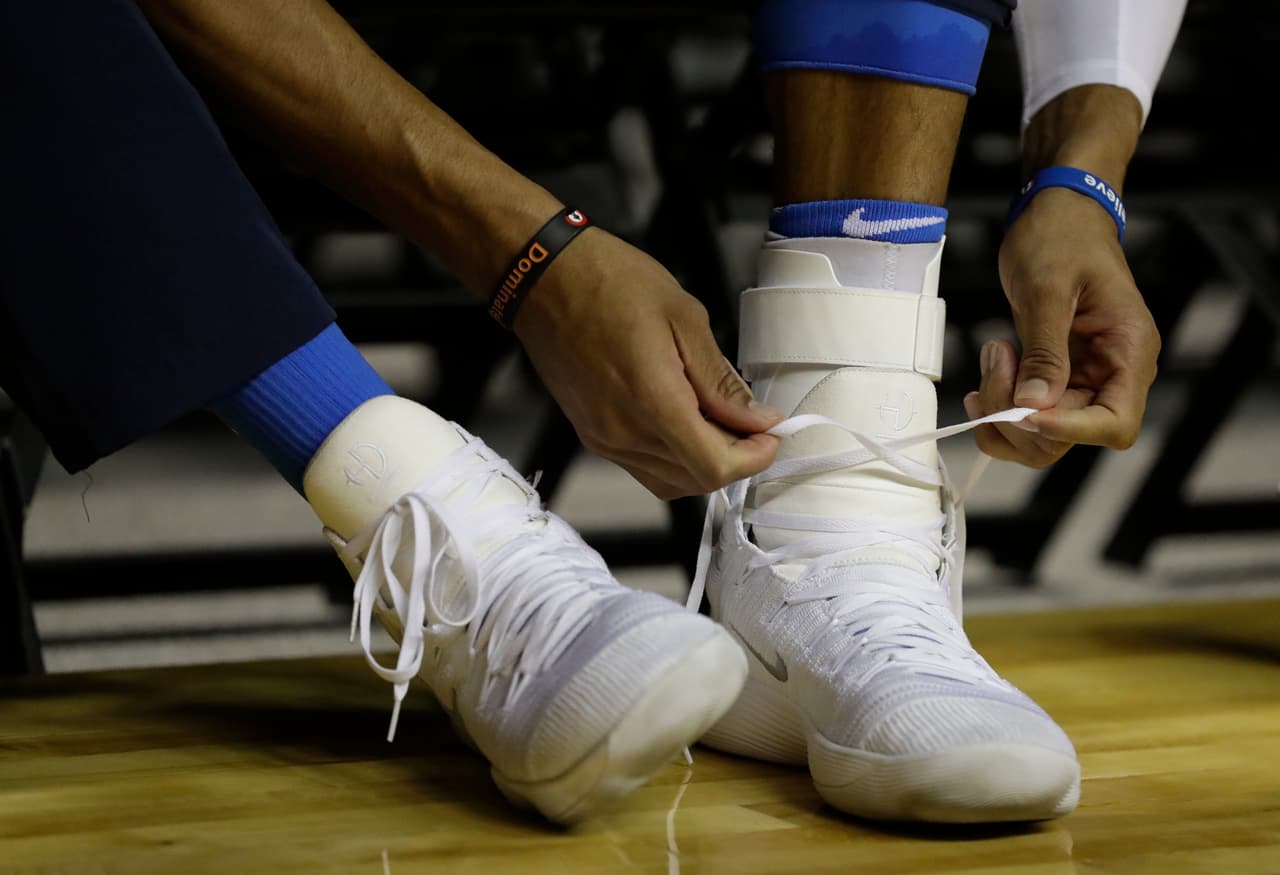 Te traemos las mejores imágenes del primer partido en México entre los Nets y el Thunder.