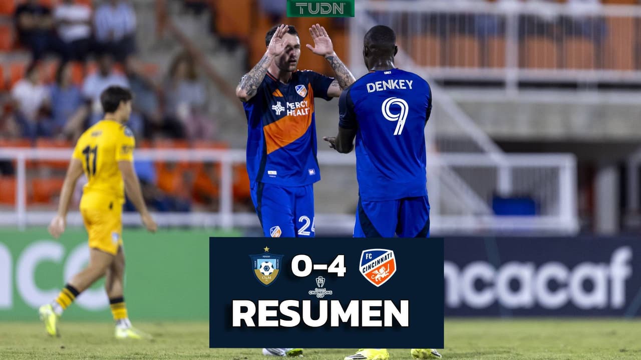 Resumen | ¡Fiesta de goles en Dominicana! Cincinnati golea a Universidad O&M