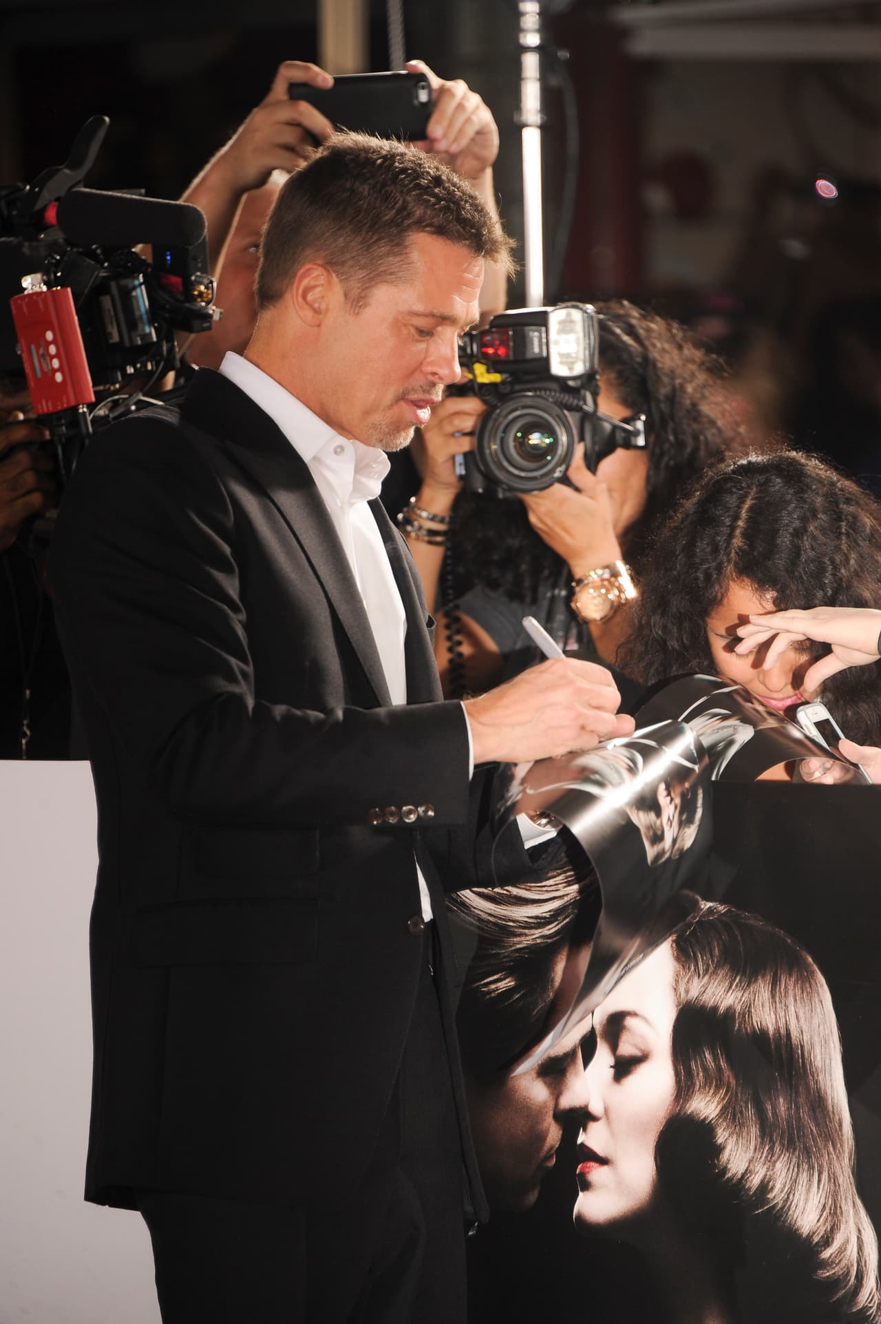 Se portó muy amigable con sus fans.