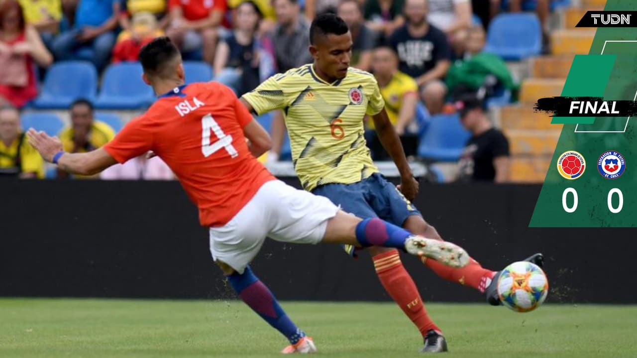 Gris empate de Colombia y Chile con presencia ‘mexicana’