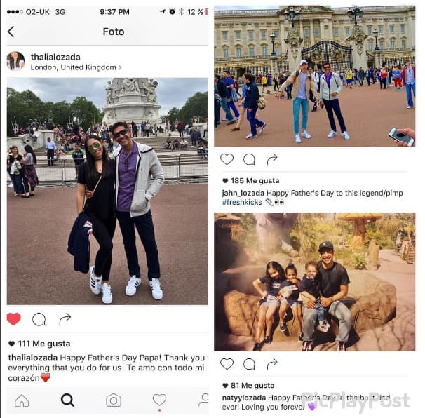 Y como buen papá, no podía dejar de presumir los bellos mensajes que sus hijos le dedicaron. ¡Felicidades!