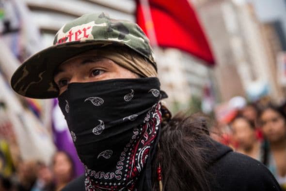 La manifestación fue histórica y prácticamente paralizó Manhattan.