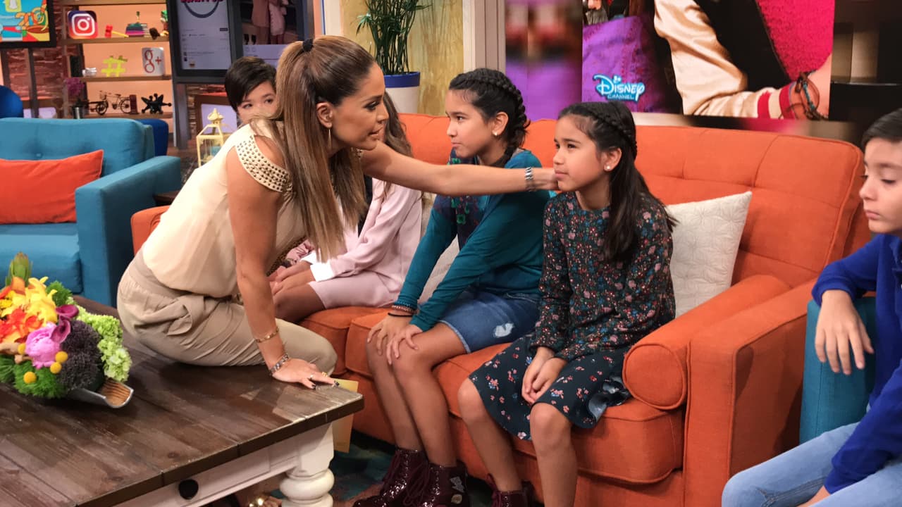 Aunque ellas no están muy acostumbradas, estaban felices de acompañar a su mamá en el trabajo.