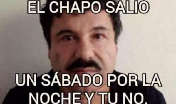 La fuga de Joaquín Guzmán Loera, alias El Chapo, del penal del Altiplano la noche del sábado ya ha generado la reacción pícara de algunos twitteros. ¡Mira los más curiosos!