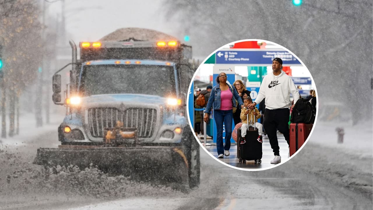 Más de 700 vuelos cancelados en Chicago por intensa tormenta de nieve