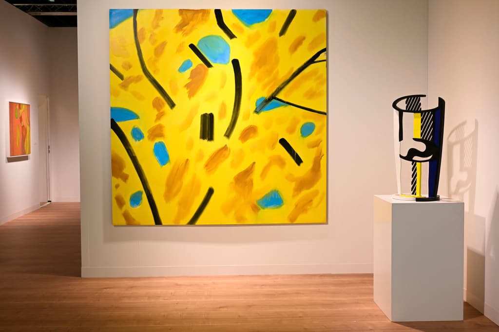 "Autumn 8, 2022" del artista estadounidense Alex Katz, quien actualmente tiene 97 años de edad.