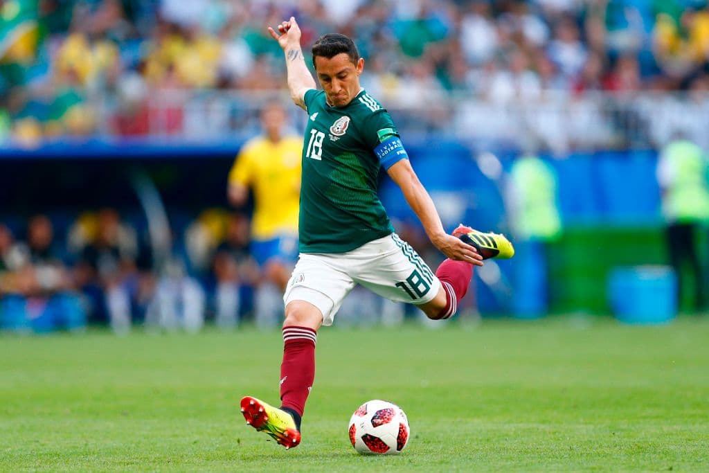 Andrés Guardado: el capitán de esta selección en Rusia 2018 jugó de 31 años, para Qatar 2022 tendría 35.