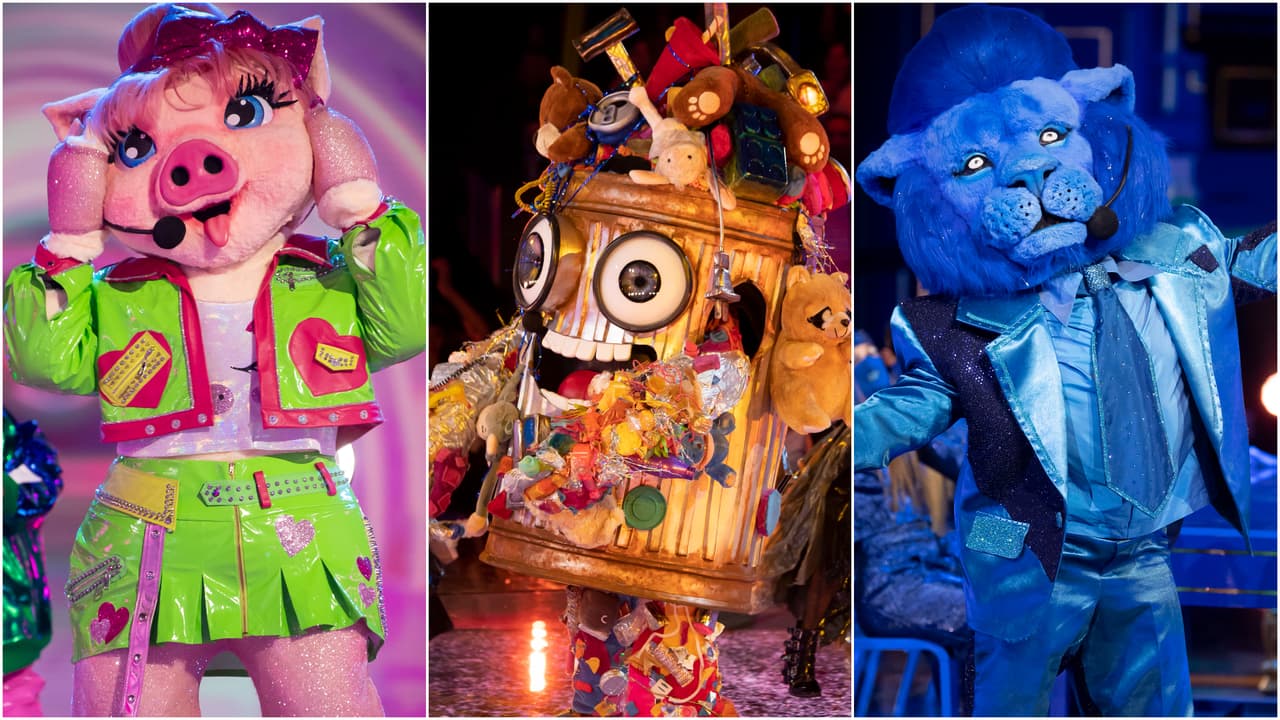 María Joacuina, Pepenador y Azul, en el primer duelo del tercer programa de Quién Es La Máscara 2024