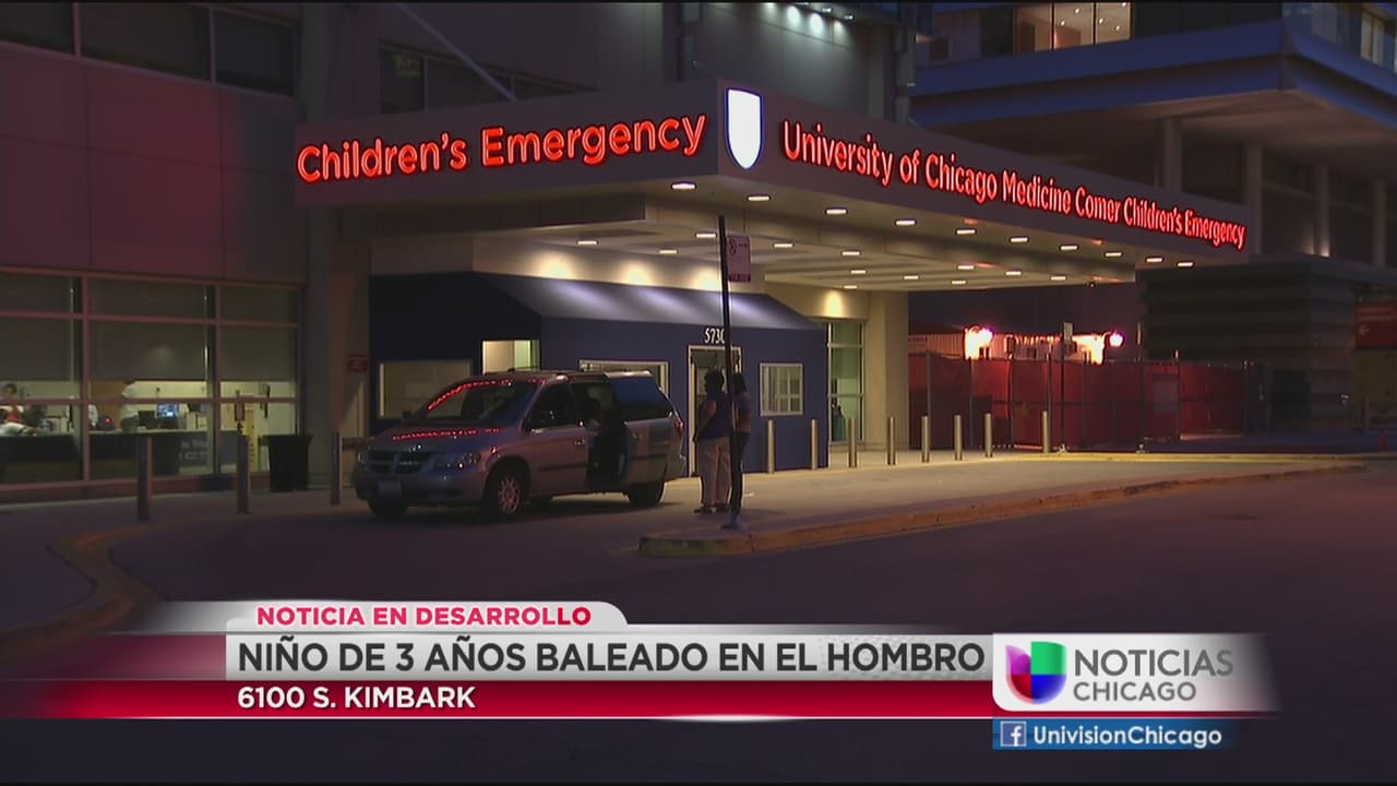 Niño de tres años en situación crítica tras ser víctima de un tiroteo en Woodlawn