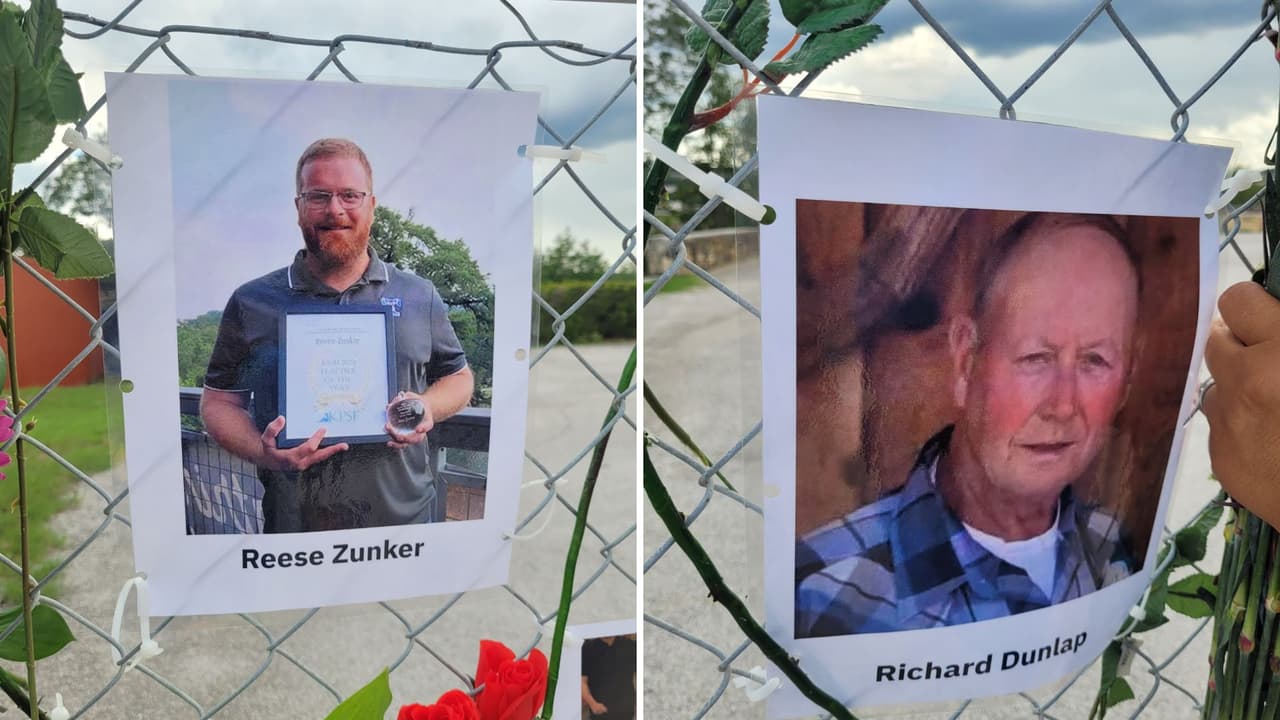 En la reja de un lote junto al río se colocaron las imágenes de las víctimas mortales y de las personas que aún no han sido encontradas.
<br>