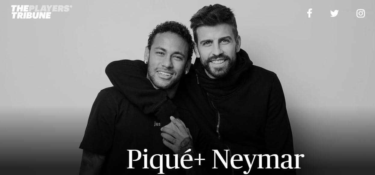 Gerard Piqué se ‘estrenó’ como periodista y entrevistó a Neymar 