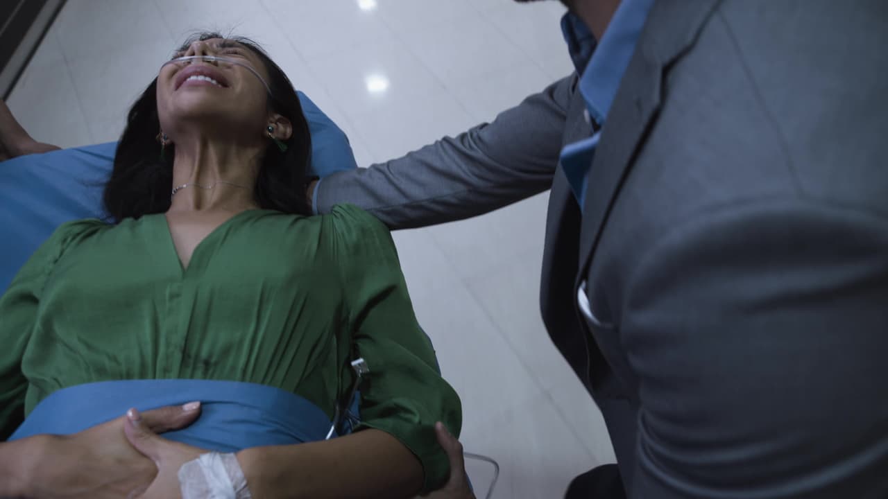 Vicky tuvo que ser llevada al hospital de emergencia.