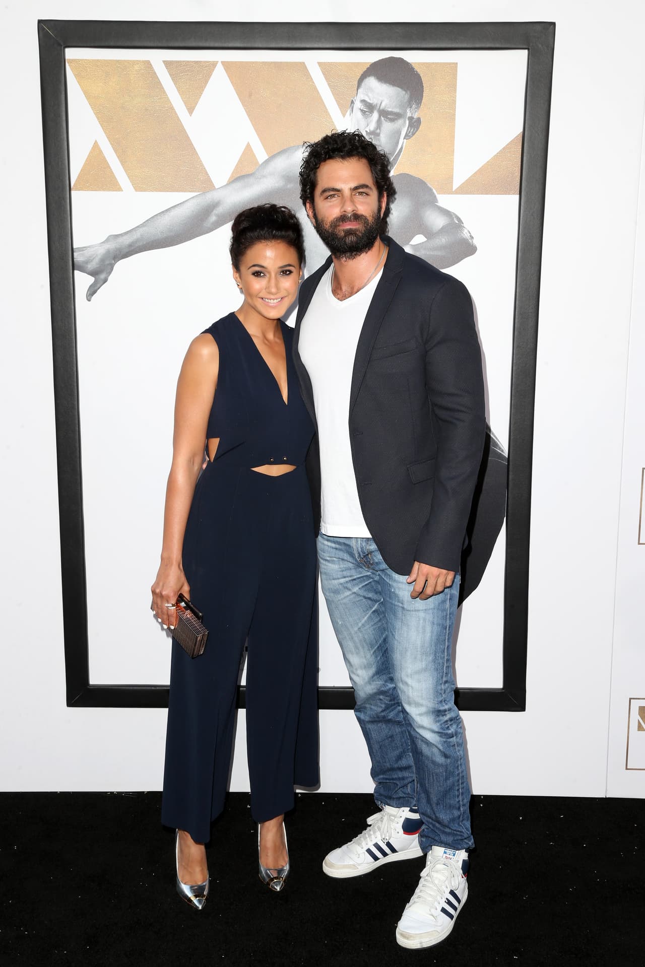 Enmanuelle Chriqui y Adrian Bellani