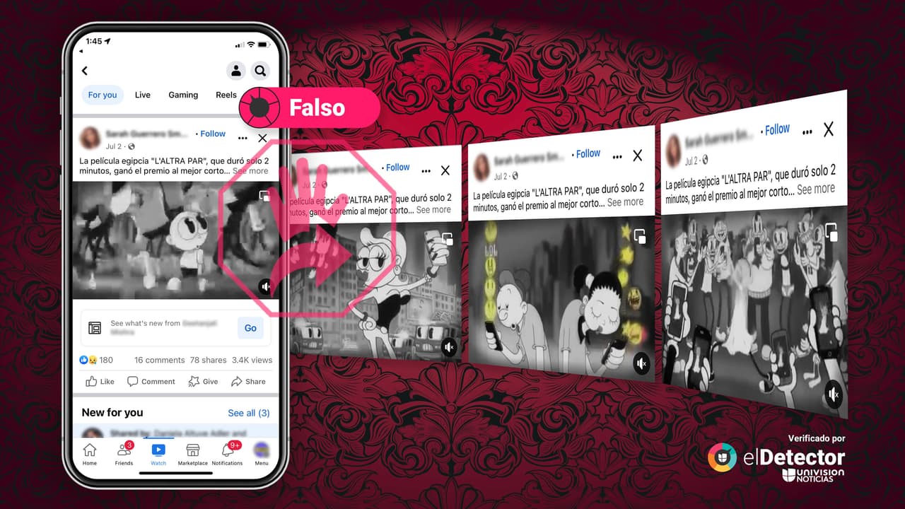 Ese video no es un corto ganador del Festival de Cine de Venecia