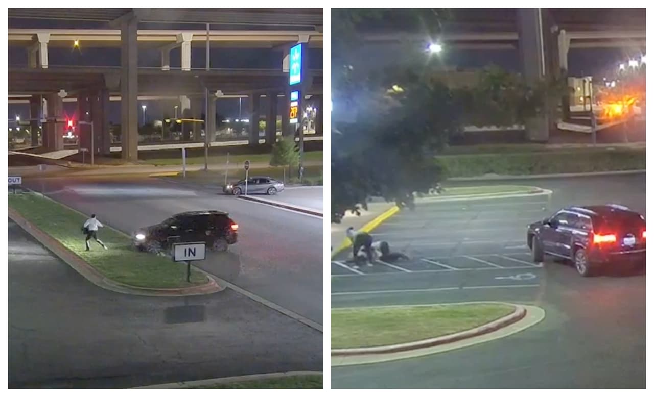 Video muestra momento en que un vehículo atropella a una persona a propósito en Round Rock