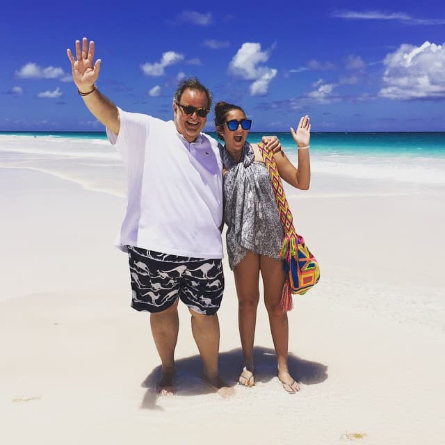 Nuestro querido Raúl de Molina estuvo de vacaciones en Bahamas.