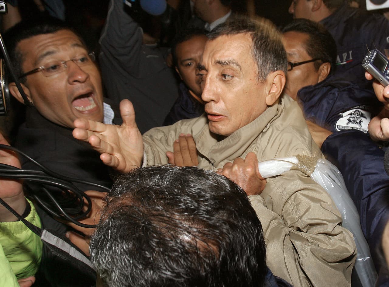 El exgobernador de Quintana Roo, Mario Villanueva en 2007.