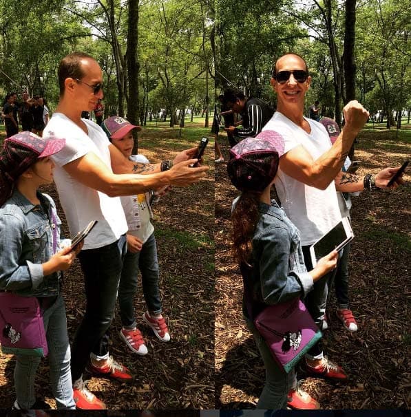 La fiebre de 'Pokémon Go' también contagió a la familia Rubin Legarreta.