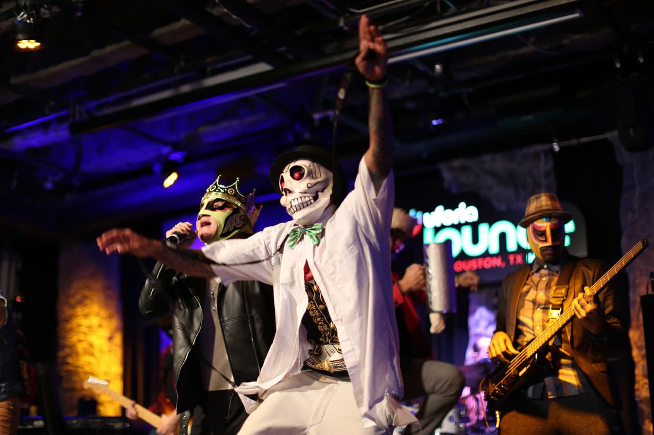 El público presente en el Uforia Music Showcase es un selecto grupo de programadores y especialistas musicales de Univision que están ansiosos de descubrir talento como Chunchillos del Caribe.