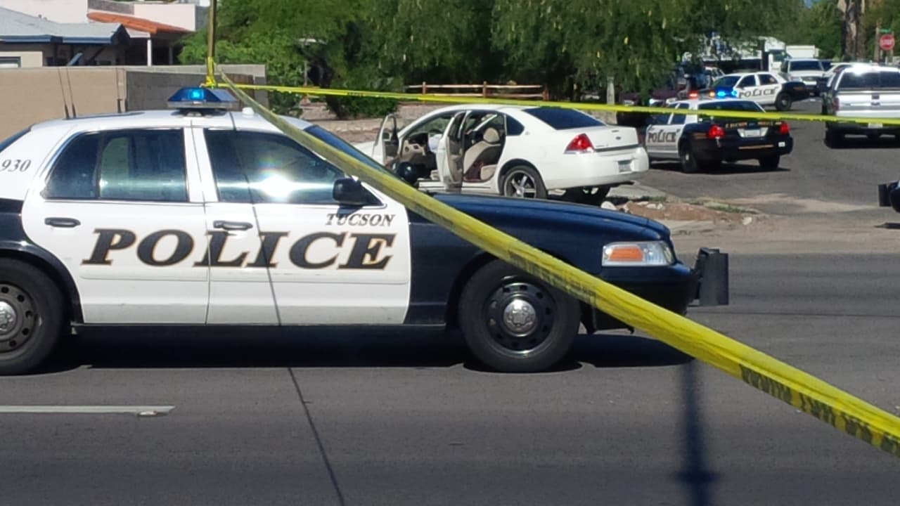 Todo un operativo policial multiagencias en varias calles de Tucson