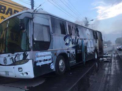 Otro aparatoso accidente en donde se salvaron los pasajeros ocurrió el 19 de julio cuando el autobús del grupo Palomo se comenzó a incendiar a la llegada a la ciudad de Monterrey, Nuevo León, luego de una gira por el estado de Hidalgo. La causa fue una falla en el sistema eléctrico.