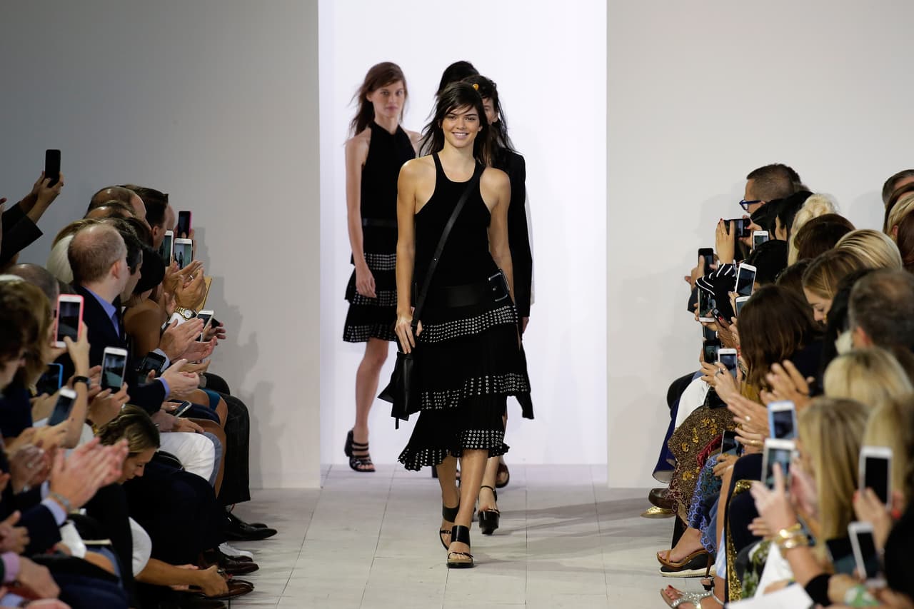 Kendall en la pasarela de Michael Kors ese día.
