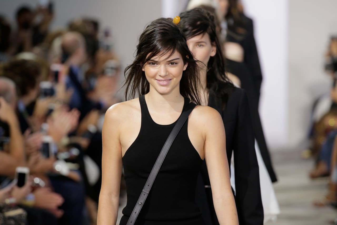 Kendall en la pasarela de Michael Kors ese día.