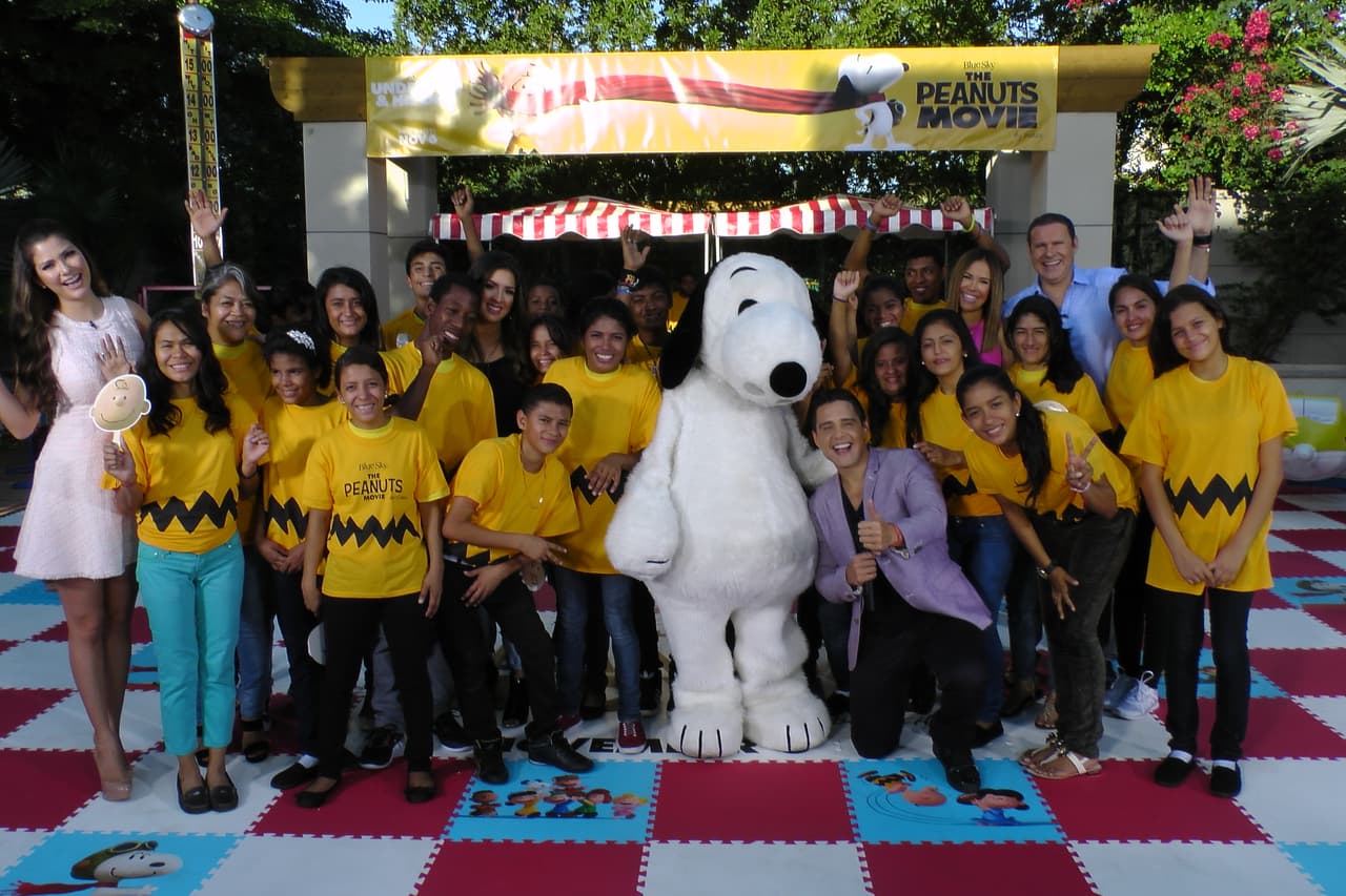 ¡Qué maravilla! Los niños de la Fundación Amor y Vida conocieron a Snoopy.