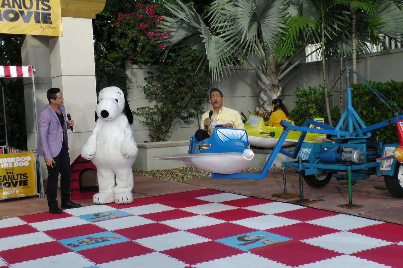 Y cómo tal no podía desaprovechar en el carrusel.