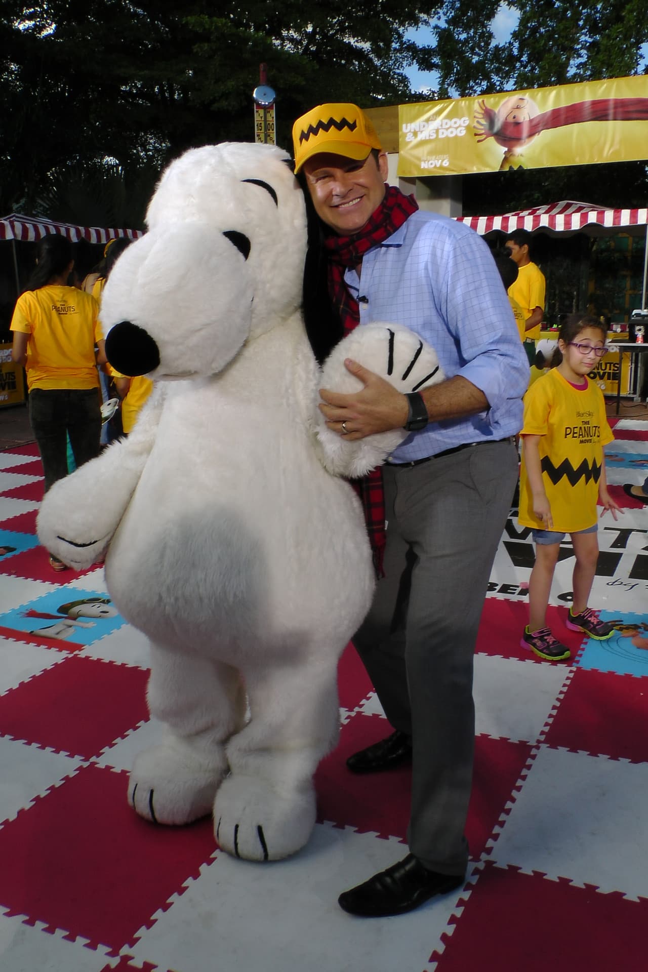Alan quería llevarse a Snoopy a su casa.